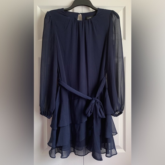 NWOT MSK Navy Blue Mini Dress - Picture 3 of 3